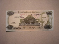 Nicaragua - 100 000 Cordobas 1985 UNC