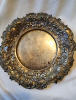Art Nouveau antique metal decorative plate