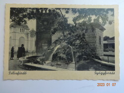 Old postal clean Weinstock postcard: semi-thermal bath (Transylvania) - medicinal spring