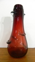 Gyönyörű csehszlovák kristály üveg váza