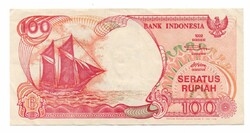 100 Rupiah 1992 Indonesia