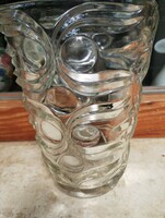Thick retro glass vase
