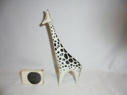 Ravenclaw porcelain art deco giraffe figure, nipp, statue