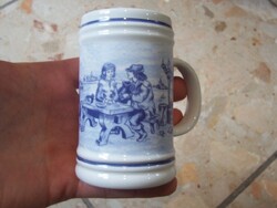 Small jug lakeside scene