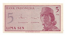 5 Sen 1964 Indonesia