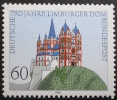 N1250 / Németország 1985 A limburgi székesegyház bélyeg postatiszta