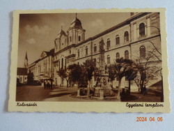 Old Weinstock postmark postcard: Cluj-Napoca, university church