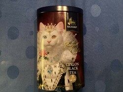 English metal tea box richard royal cats cat/cat/cat