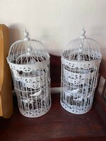 Set of metal cages 3 pieces 1 set nostalgia home decoration cage bird bird