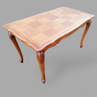 Square neo-baroque coffee table