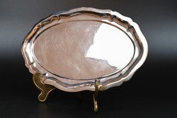 Beautiful antique silver serving tray - 218g