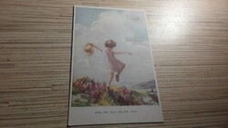 Antique greeting postcard.