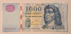 1000 forint 2005. nagyon szép , ropogós DB sorozat (67)