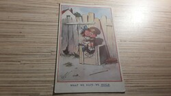 Antique greeting postcard.