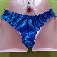 Fen62n - Brazilian thong satin panties from m40