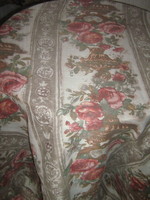 Shabby chic vintage rose filigree bedspread