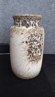Retro Fat lava-West Germany dombormintás, jelzett kerámia váza