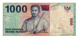 1,000 Rupiah 2,000 Indonesia