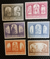 1966. Vatican City Poland Millennium Christianity Spain. Stamps f/7/6