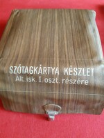 Tanári iskolai szótagkártya készlet szemléltető eszköz