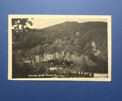 Szováta, bear lake - postcard 1943 rppc