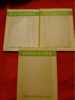 1989.Dr. Magyar István :Psychiatria Alapjai I.-II. - III. könyv EGYBEN állapot a képek szerint SOTE