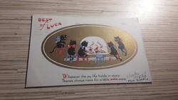 Antique greeting postcard.