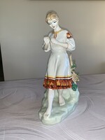 Nagyméretű Polonsky ukrán porcelán figura