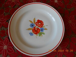 Zsolnay poppy pattern flat plate