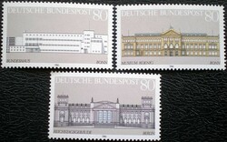 N1287-9 / Germany 1986 cornerstones of democracy block stamps postal clerk