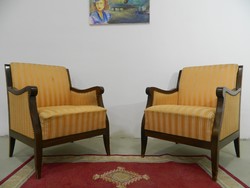 Pair of Art Deco armchairs (the price applies to 2 armchairs)