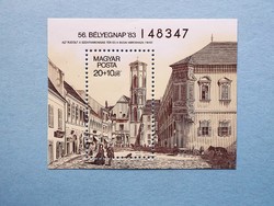 (B) 1983. 56. Stamp day block** - (cat.: 350.-)