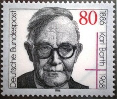 N1282 / Németország 1986 Karl Barth bélyeg postatiszta
