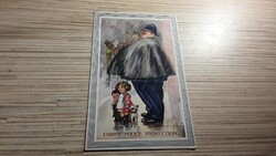 Antique greeting postcard.