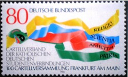 N1283 / Németország 1986 Katolikus Diáktársaság bélyeg postatiszta