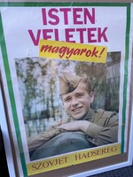 Isten veletek magyarok plakát 1990