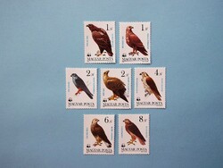 (Z) 1983. Birds x. Row** - protected birds of prey - (cat.: 600.-)