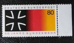 N1266sz / Germany 1985 Defense of the Federal Republic stamp postal clear arched edge
