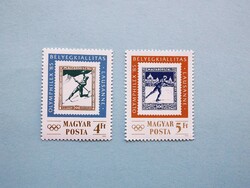 (B) 1985. Olymphilex stamp exhibition series** - (cat.: 200.-)