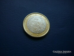 San marino 1 euro 2021! Bimetal! Unc! Rare