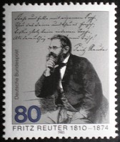 N1263 / Németország 1985 Fritz Reuter bélyeg postatiszta