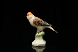 Old drasche hand-painted porcelain bird figure