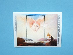 (B) 1986. 59. Stamp day block** - painting xxiii. - (Cat.: 300.-)