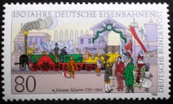N1264 / Németország 1985 150 éves a német vasút bélyeg postatiszta