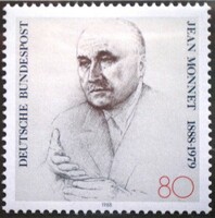 N1372 / Németország 1988 Jean Monnet politikus bélyeg postatiszta