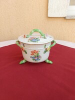 Large-sized tulip, floral biscuit box standing on Herend legs, offering, flawless, without minimum price,