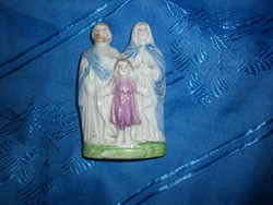 Antique tiny holy family porcelain figurine