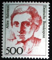 N1397 / Németország 1989 Híres Nők VII. bélyeg postatiszta