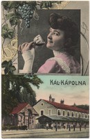 B - post 278 clean Hungarian cities and towns: kál-kapolna 191* (baross printing house mouse)
