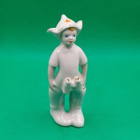 Retro polonne small scout, pioneering porcelain figure
